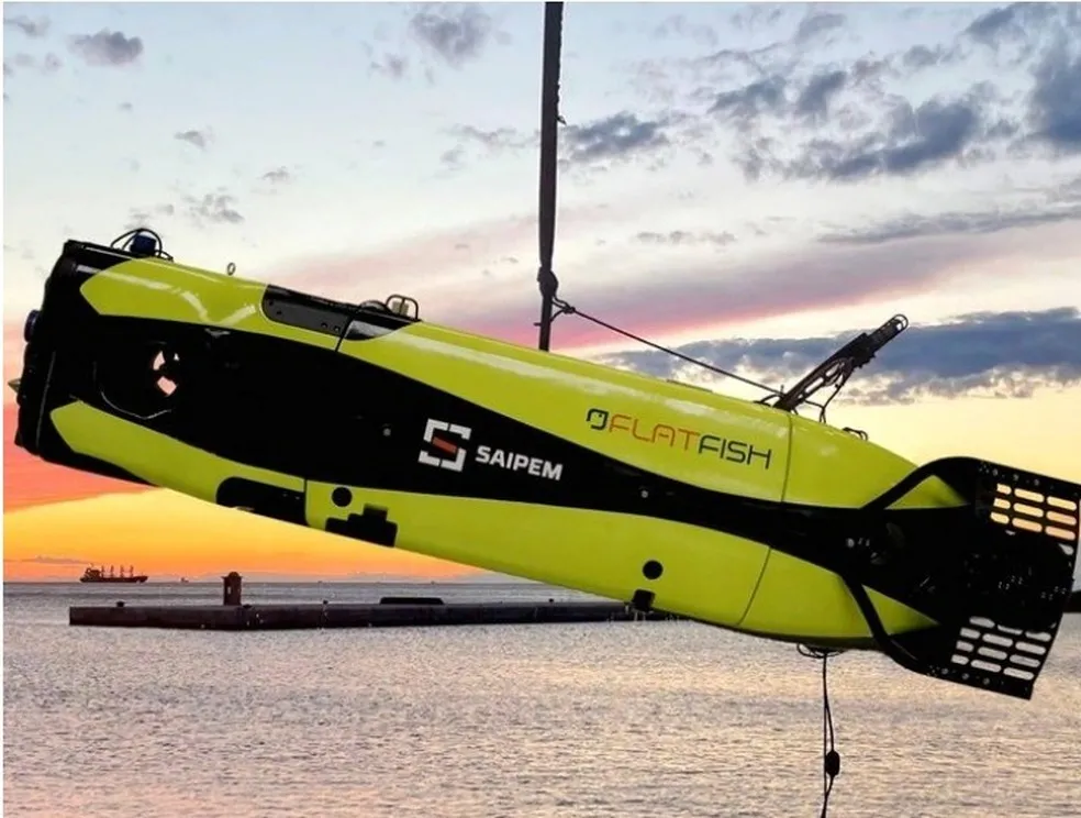 Com tecnologia baiana, robô submarino FlatFish inspeciona campos de petróleo pelo mundo