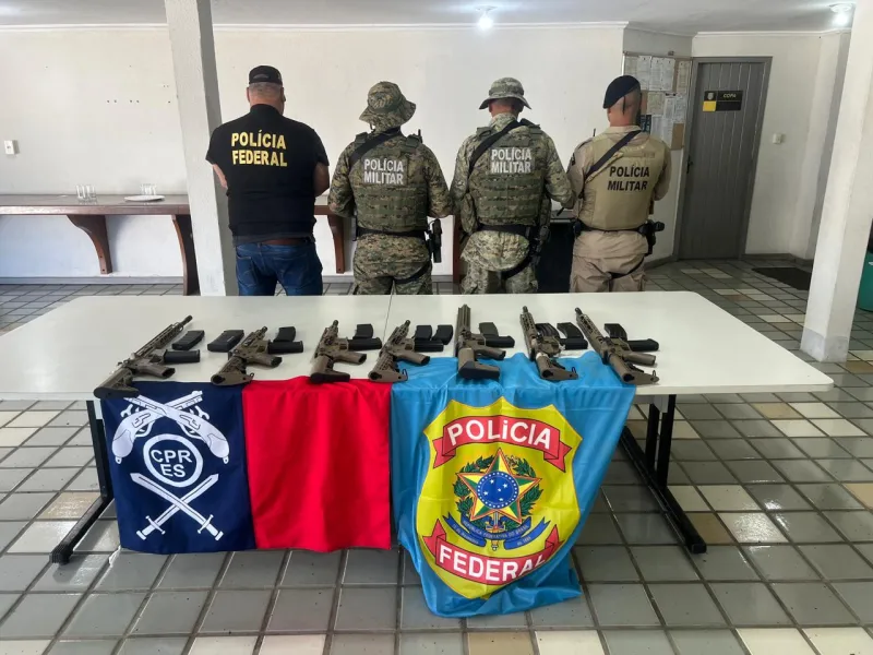 Operação Escudo de Ferro resulta na apreensão de sete fuzis em Porto Seguro