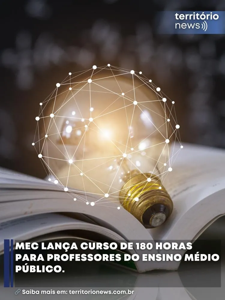MEC lança curso de 180 horas para professores do ensino médio público