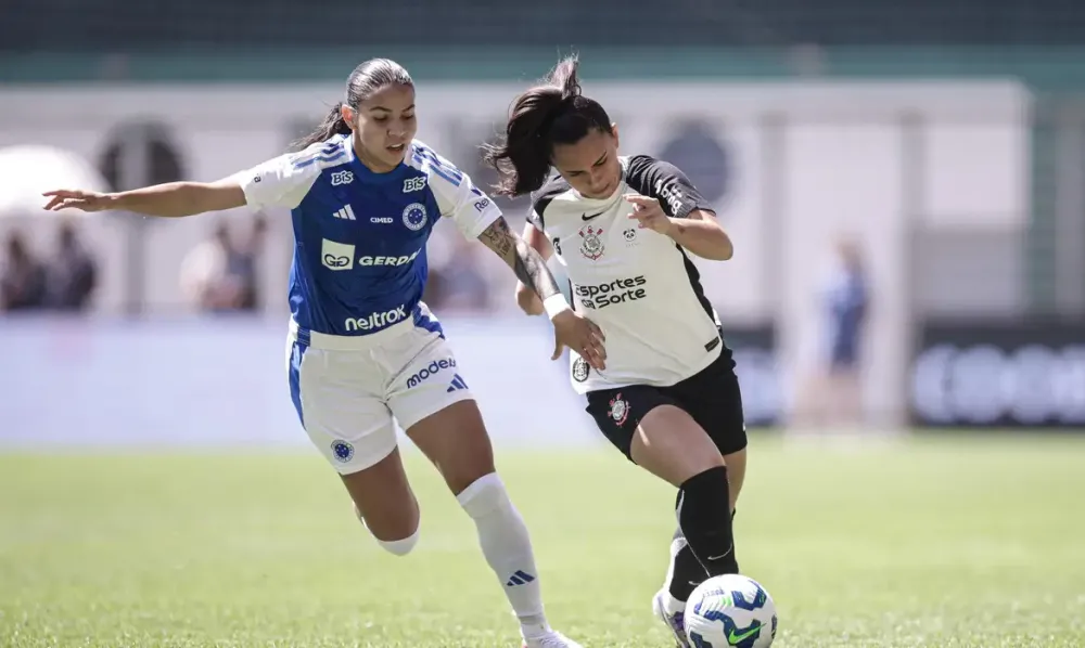 Corinthians e Cruzeiro empatam na abertura da final do Brasileirão Feminino
