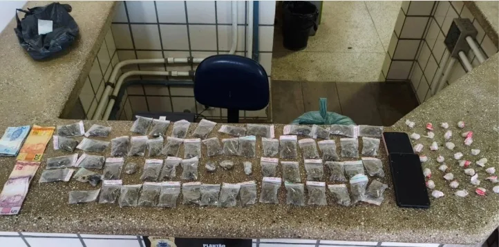CIPE/Mata Atlântica apreende drogas e conduz dois suspeitos em operação em Nova Viçosa