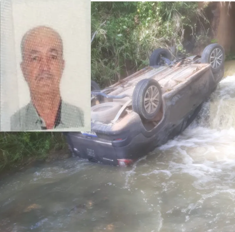 Motorista morre após capotar carro e cair em córrego na BA-284, em Itamaraju