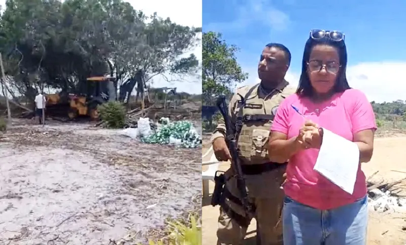Justiça determina rigor contra novas invasões em área urbana de Prado