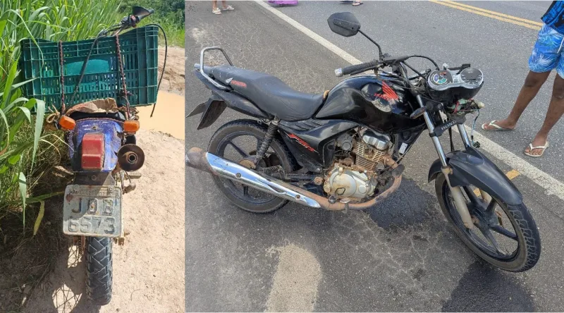 Colisão entre motocicletas na BR-101 deixa um morto e outro gravemente ferido no Prado