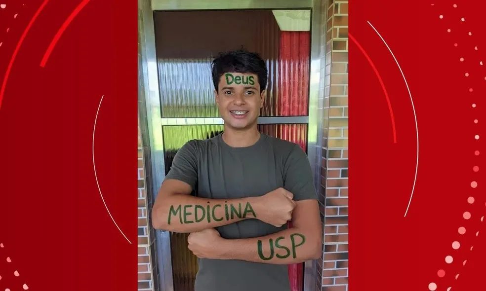 Jovem da periferia de Salvador conquista 1º lugar em Medicina na USP pelo Enem
