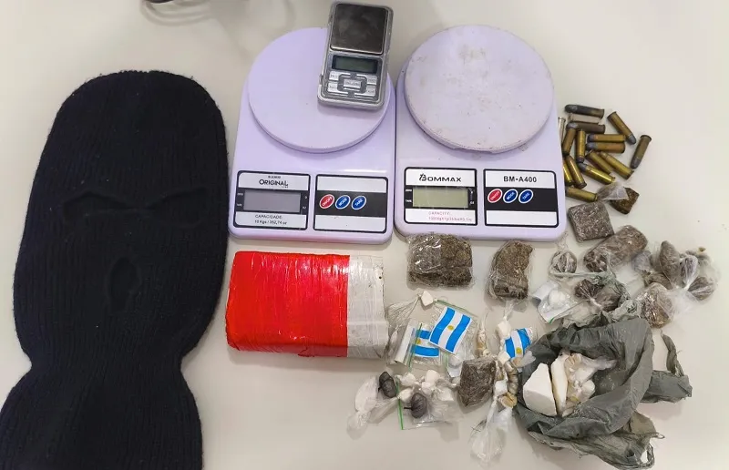 RONDESP apreende drogas e munições após suspeitos fugirem no bairro Wilson Brito