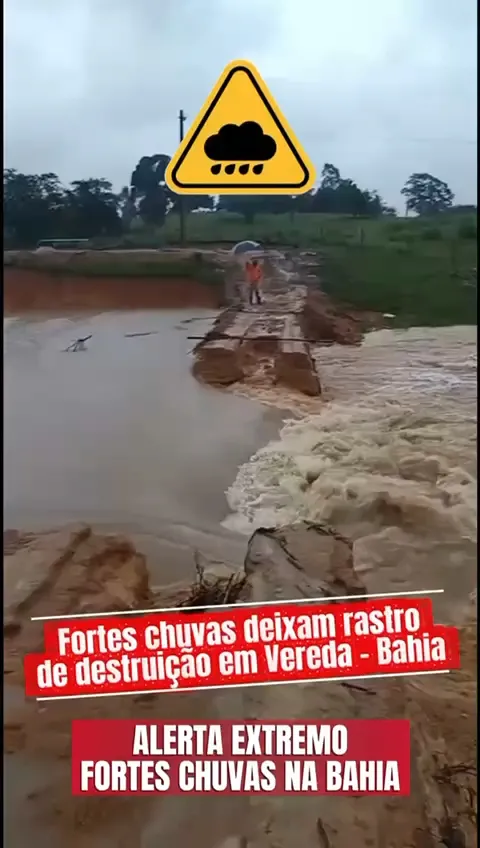 Fortes chuvas deixam rastro de destruição em Vereda