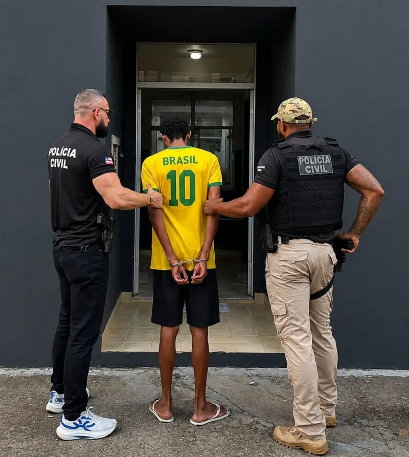 Suspeito de tentativa de homicídio é preso pela Polícia Civil em Caravelas