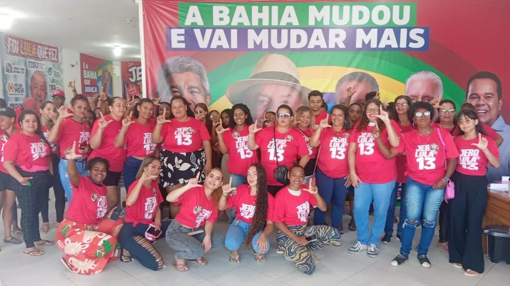 Campanha de Jerônimo e Lula toma conta das ruas de Teixeira de Freitas