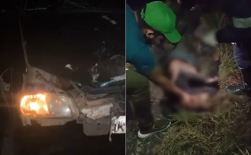 Motociclista morre após ser atingido por carro na BA-283, em Guaratinga