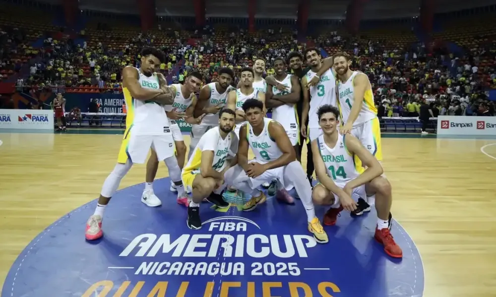 Brasil define elenco para a Copa América de Basquete e mira pódio na Nicarágua